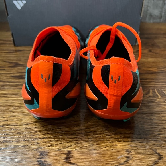 Adidas X Speedportal Messi.1 FG Soccer Cleats Orange Silver Mens Size NO LID main image 7